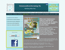Tablet Screenshot of huismusbescherming.nl